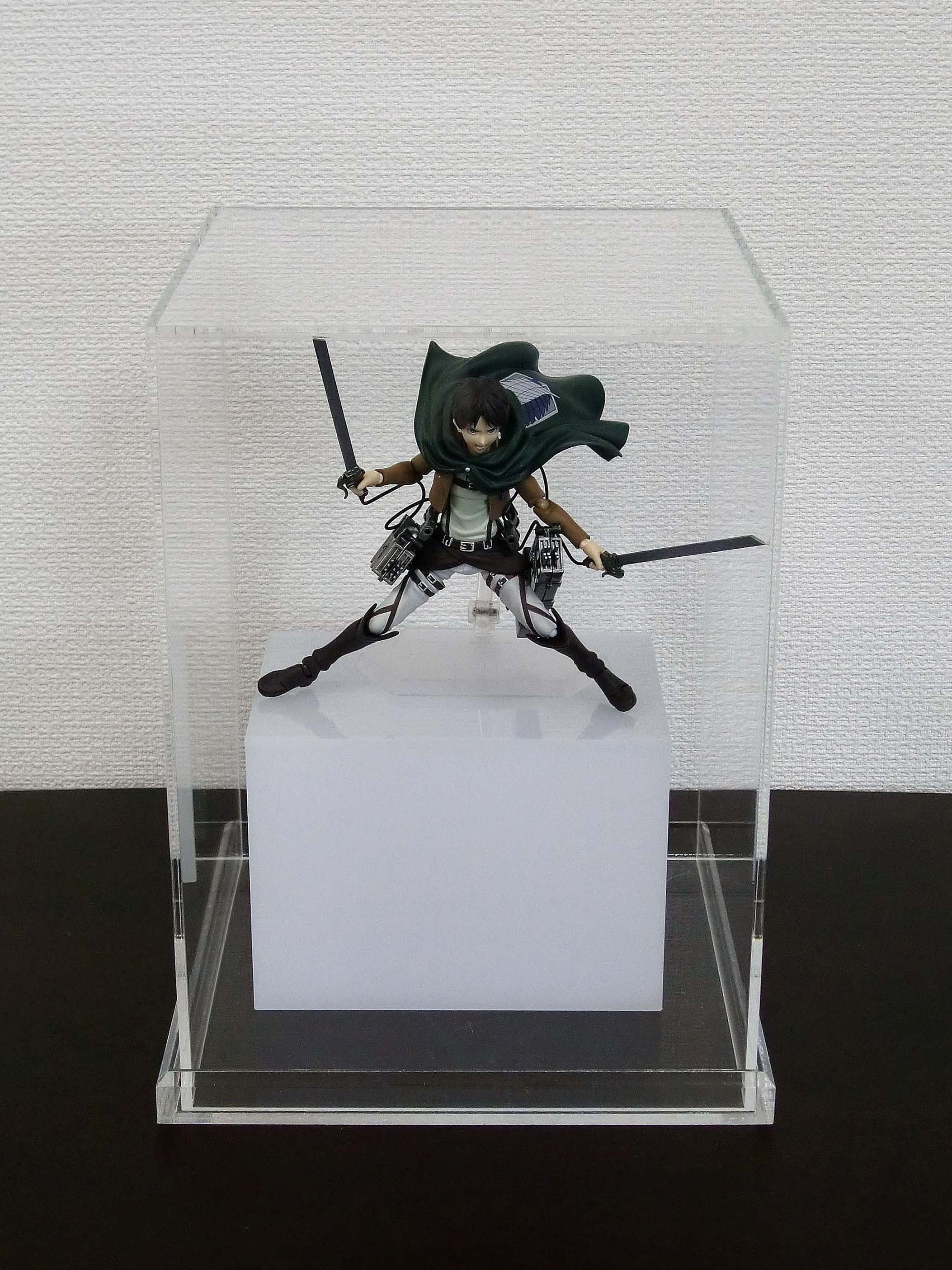 コレクションケやフィギュアのディスプレー 保管に アクリルケース 背面クリア 横長形